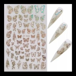 Butterfly nail stickers 2 pack